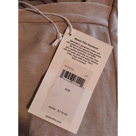 Splendid Long Sleeve Light Tan Size Medium - Picture 3 of 3
